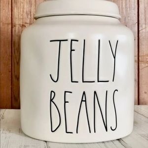 Rae Dunn jelly bean canister